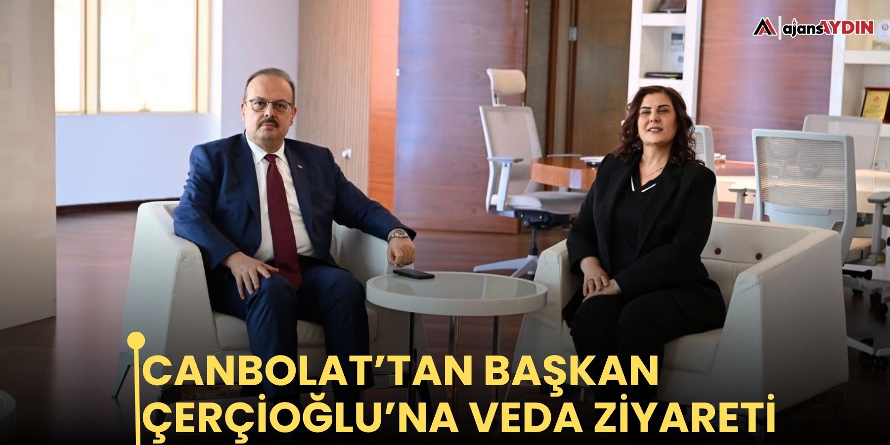 Canbolat’tan Başkan Çerçioğlu’na Veda Ziyareti