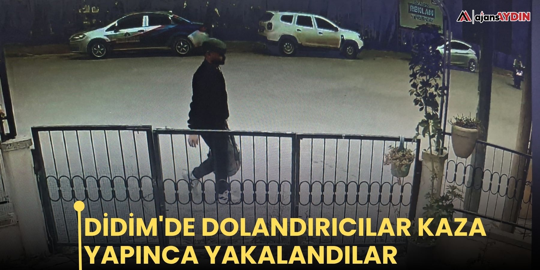 Didim'de dolandırıcılar kaza yapınca yakalandılar