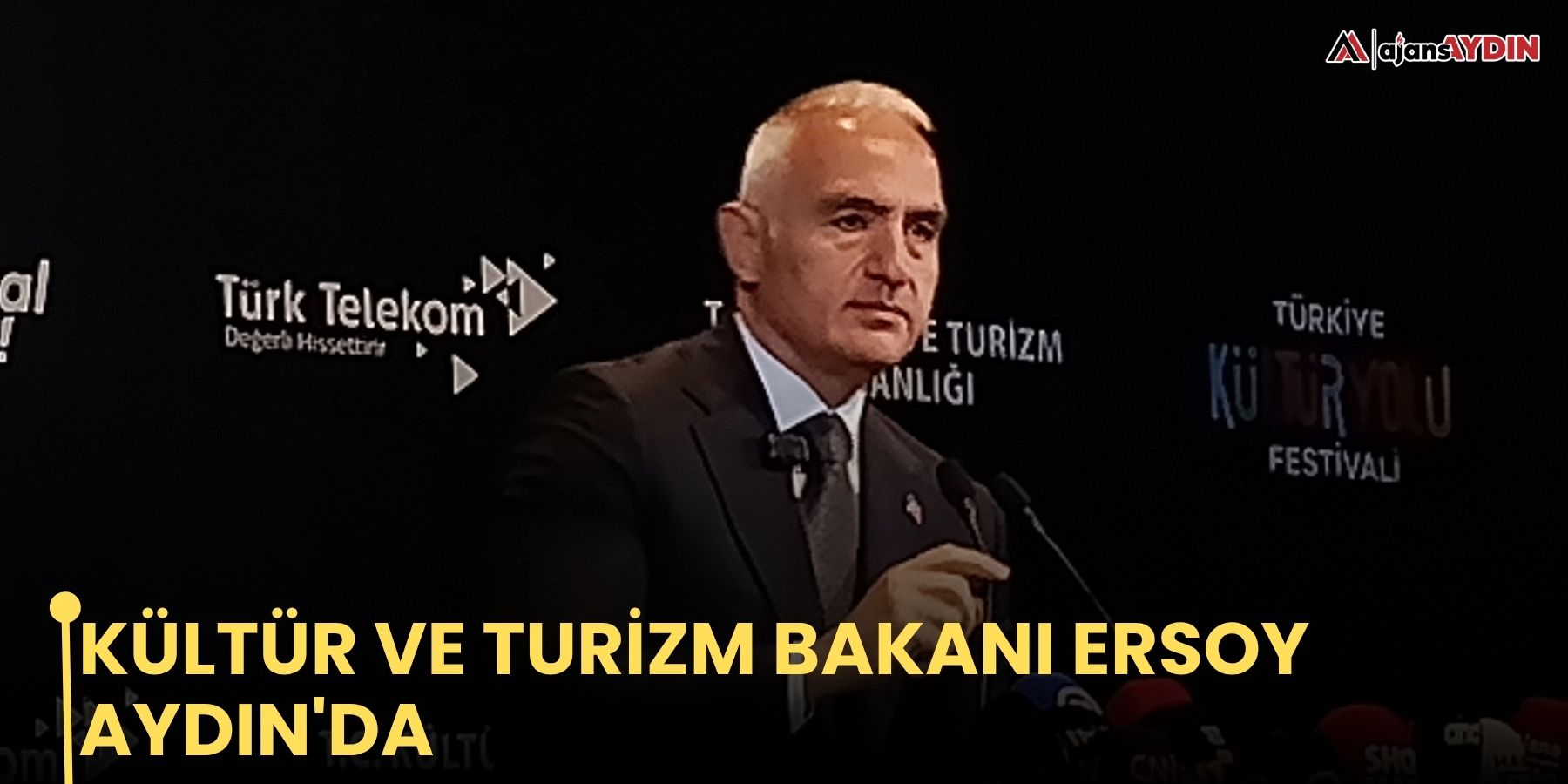 Kültür ve turizm bakanı Ersoy Aydın'da