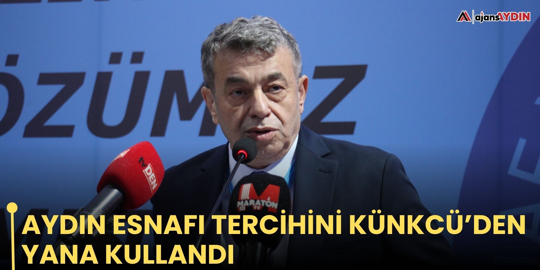 Aydın esnafı tercihini Künkcü’den yana kullandı