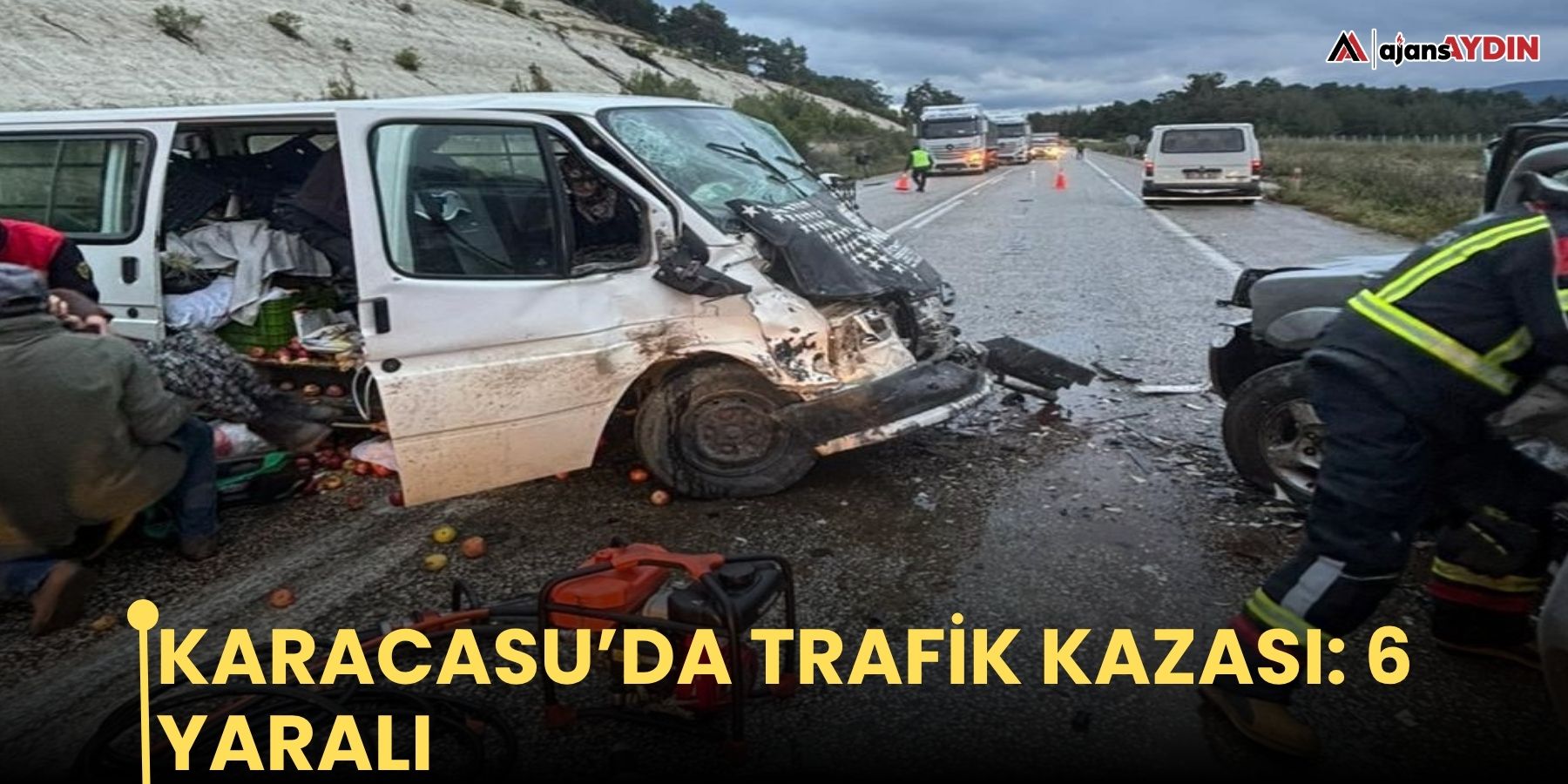 Karacasu’da trafik kazası: 6 yaralı