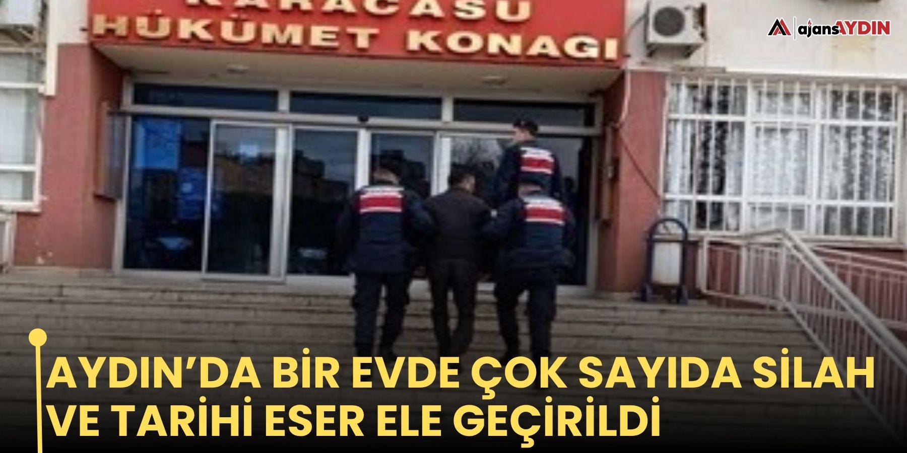 Aydın’da bir evde çok sayıda silah ve tarihi eser ele geçirildi