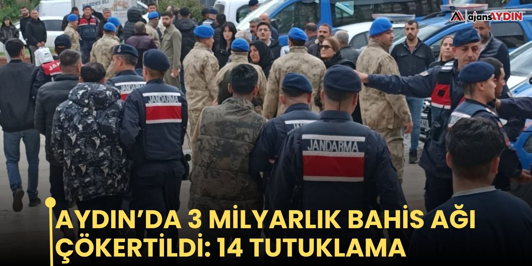 Aydın’da 3 milyarlık bahis ağı çökertildi: 14 tutuklama