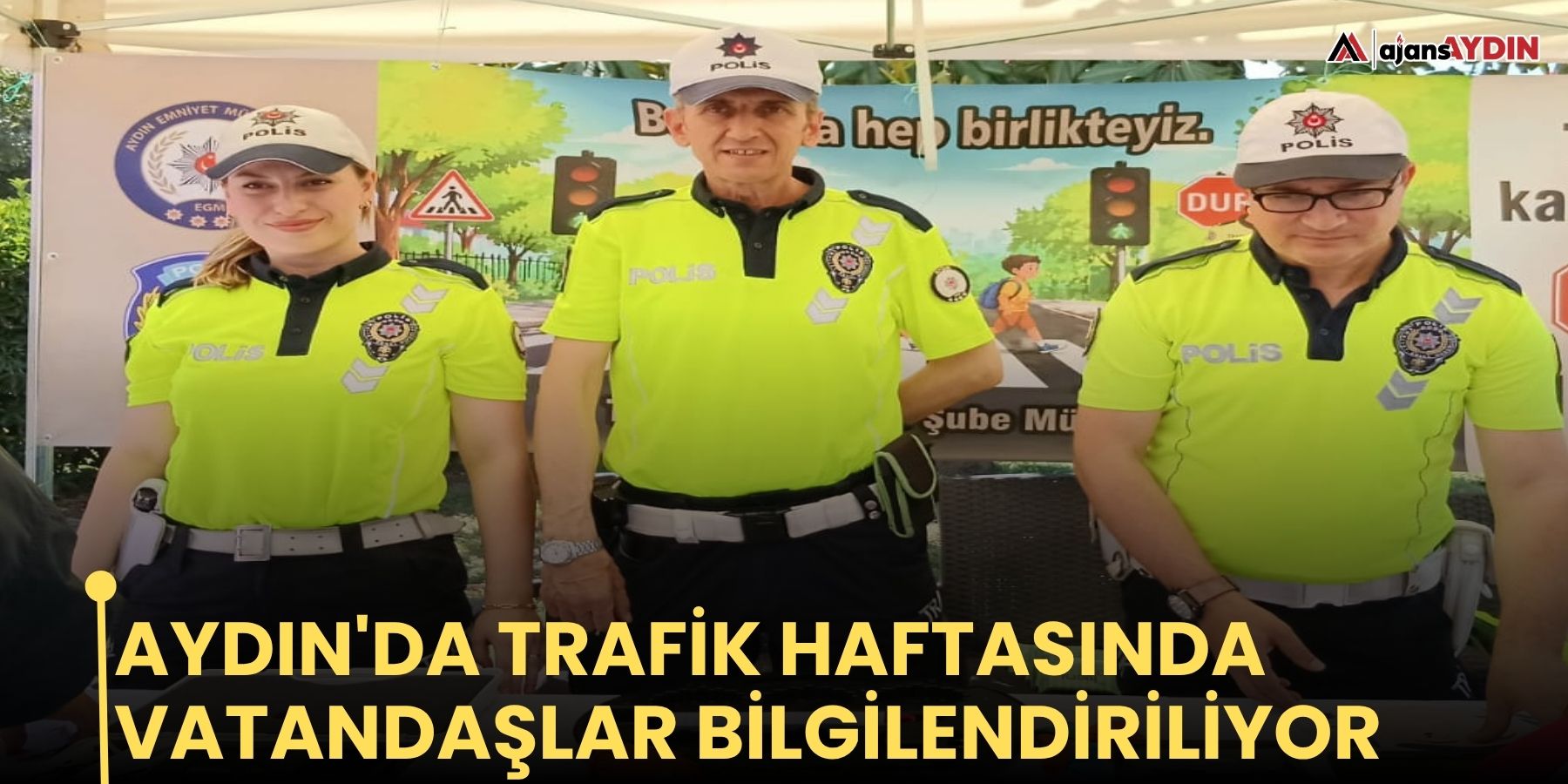 Aydın'da trafik haftasında vatandaşlar bilgilendiriliyor