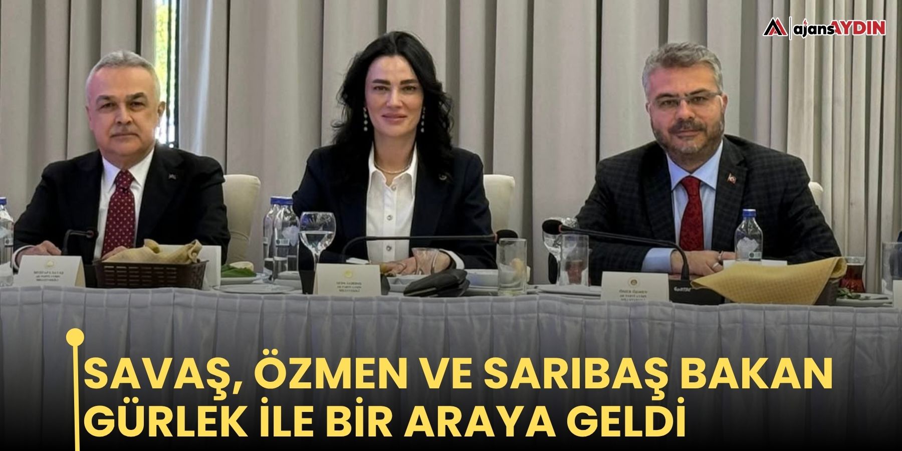 Savaş, Özmen ve Sarıbaş Bakan Gürlek ile bir araya geldi