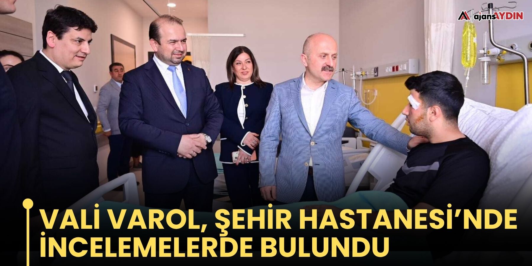 Vali Varol, Şehir Hastanesi’nde incelemelerde bulundu