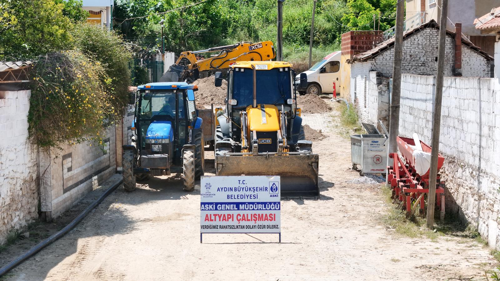 BAŞKAN ÇERÇİOĞLU'NDAN KOÇARLI’DA ALTYAPI YATIRIMI