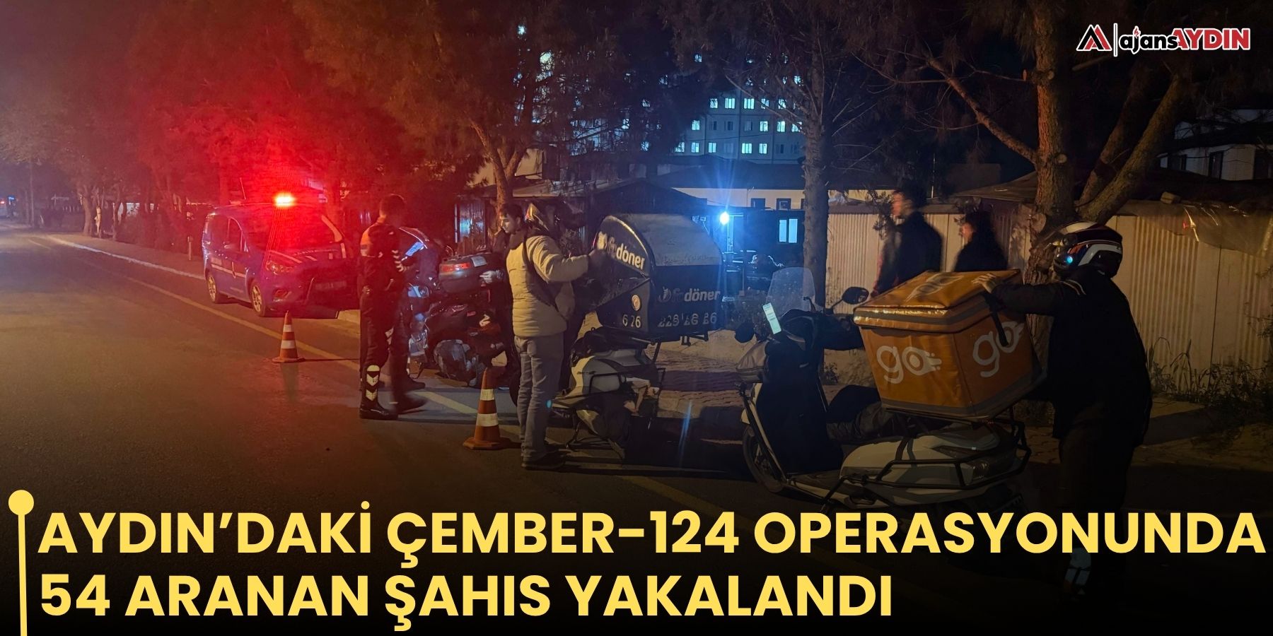 Aydın’daki Çember-124 operasyonunda 54 aranan şahıs yakalandı