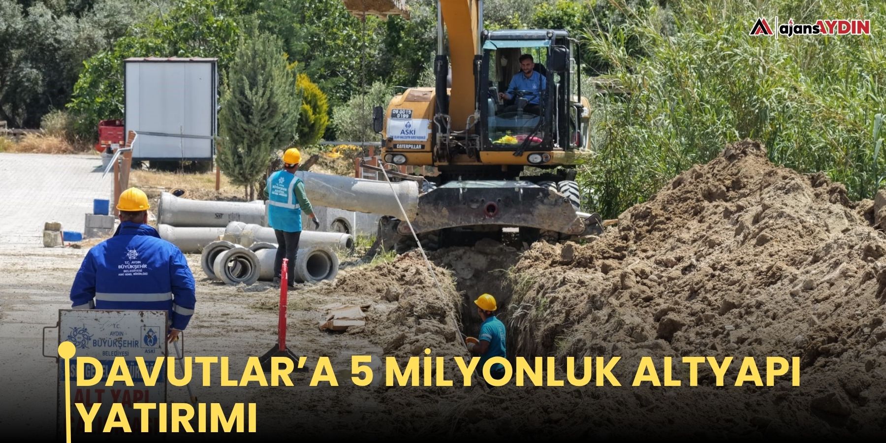 Davutlar’a 5 milyonluk altyapı yatırımı