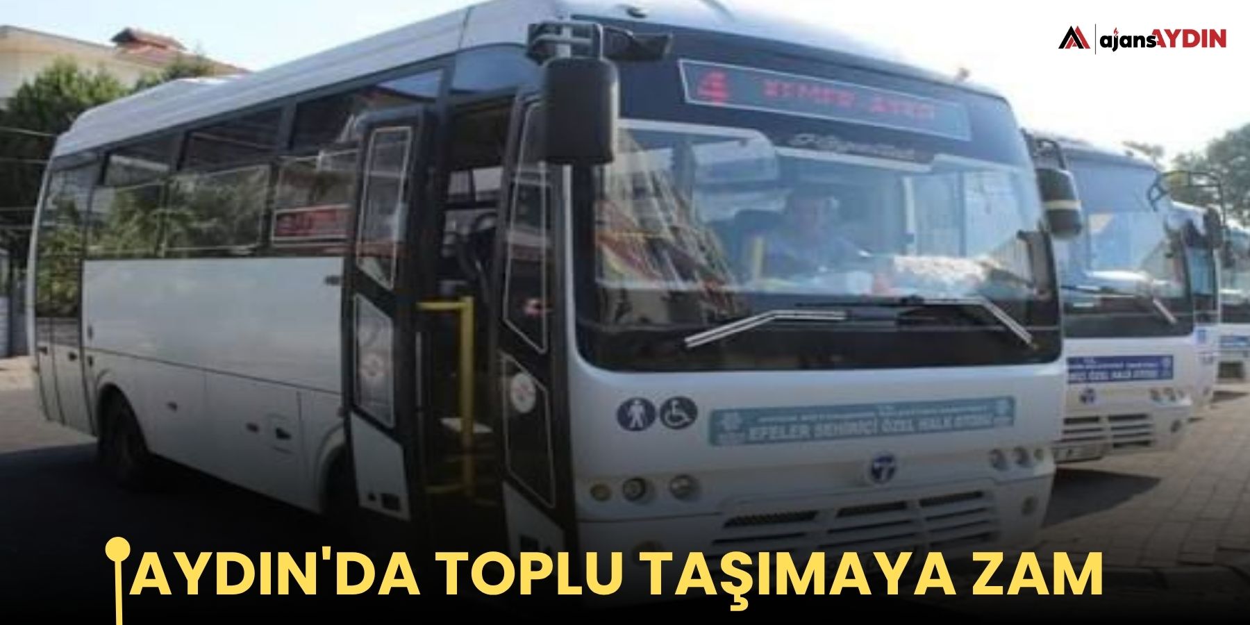 Aydın'da toplu taşımaya zam