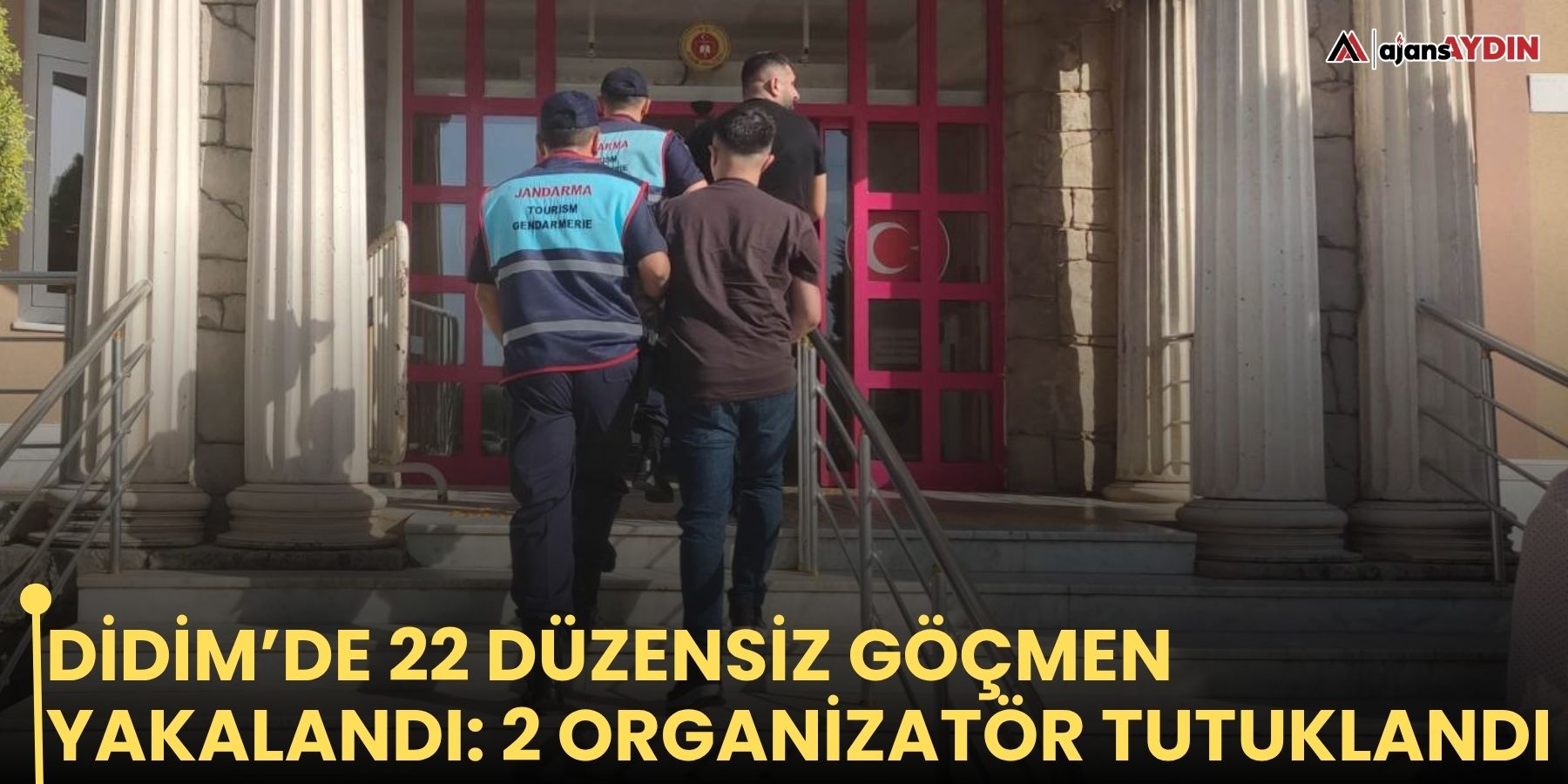 Didim’de 22 düzensiz göçmen yakalandı: 2 organizatör tutuklandı