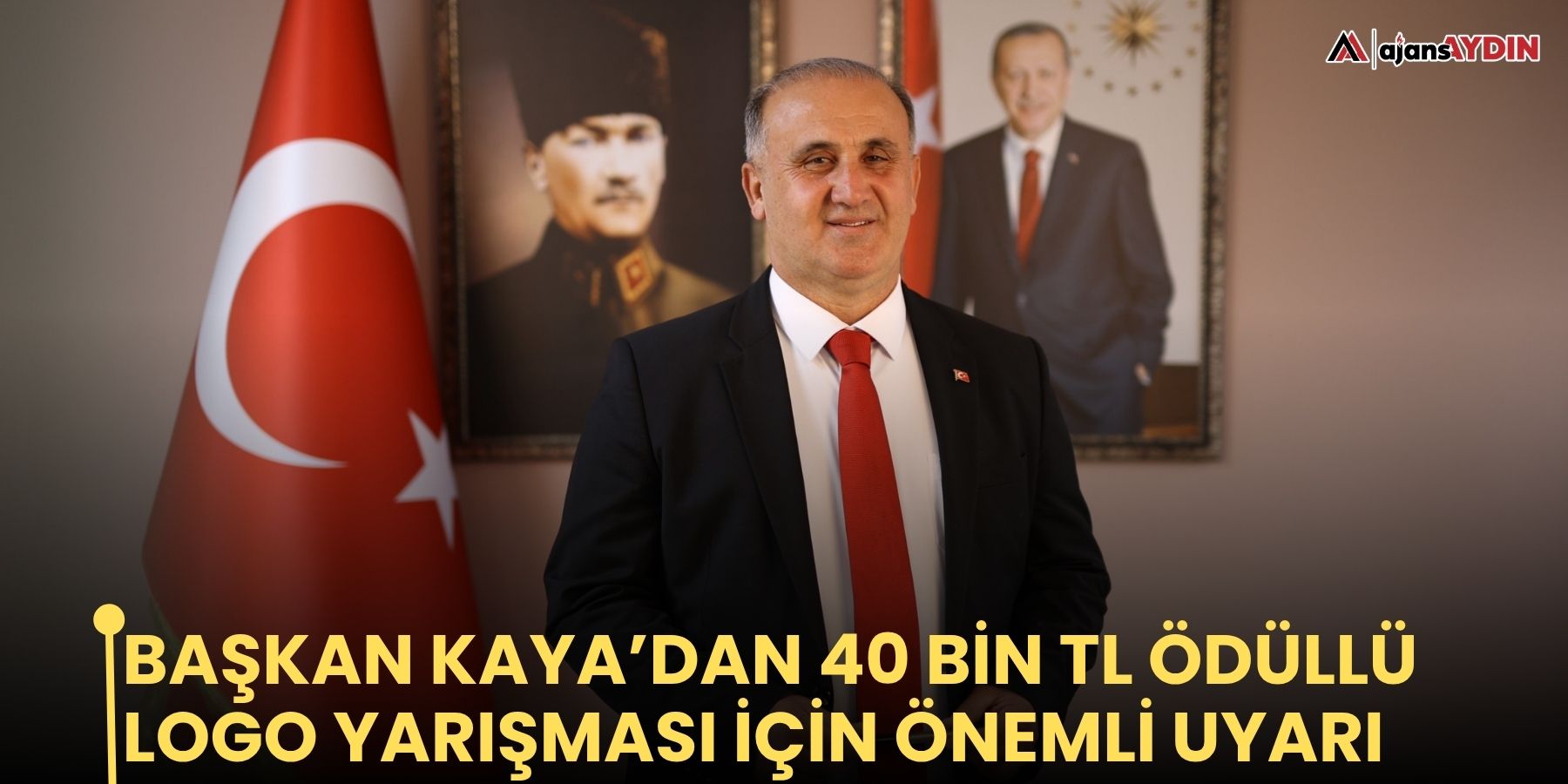 Başkan Kaya’dan 40 bin TL ödüllü logo yarışması için önemli uyarı