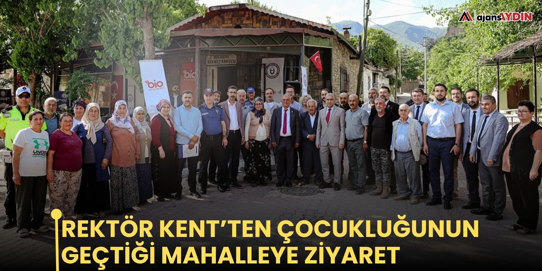 Rektör Kent’ten çocukluğunun geçtiği mahalleye ziyaret