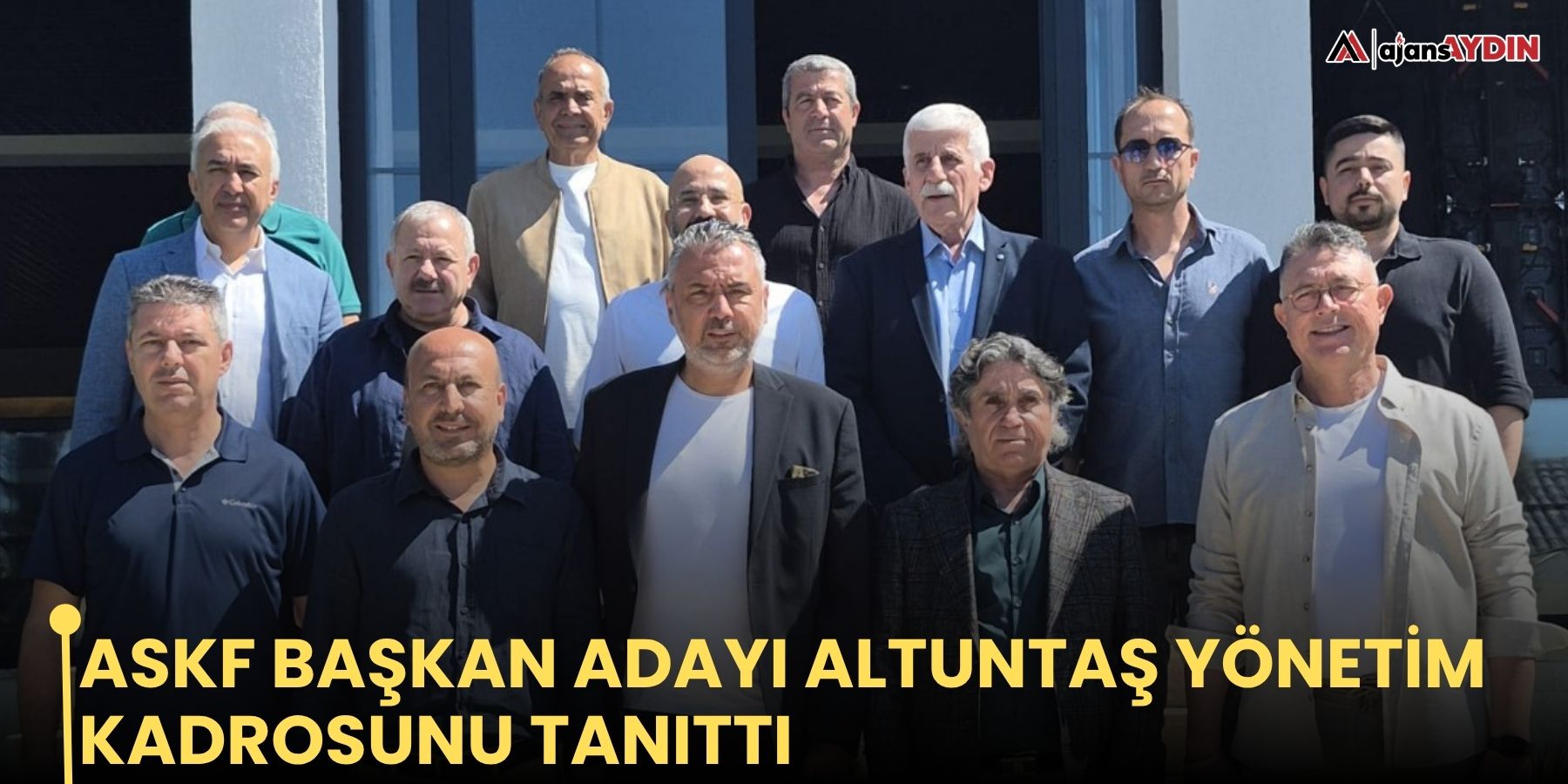 ASKF Başkan Adayı Altuntaş yönetim kadrosunu tanıttı