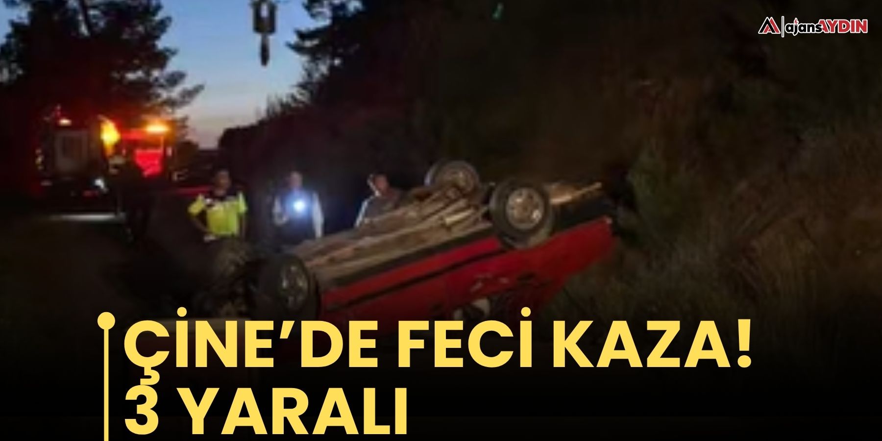 Çine’de feci kaza!  3 yaralı