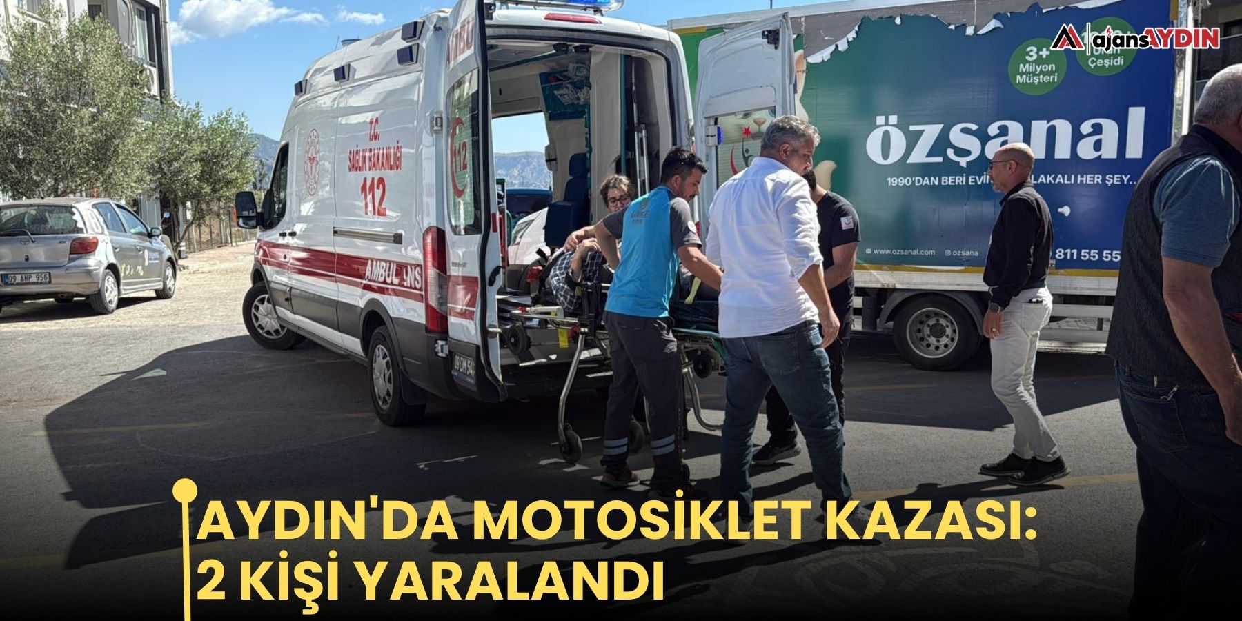 Aydın'da motosiklet kazası: 2 kişi yaralandı