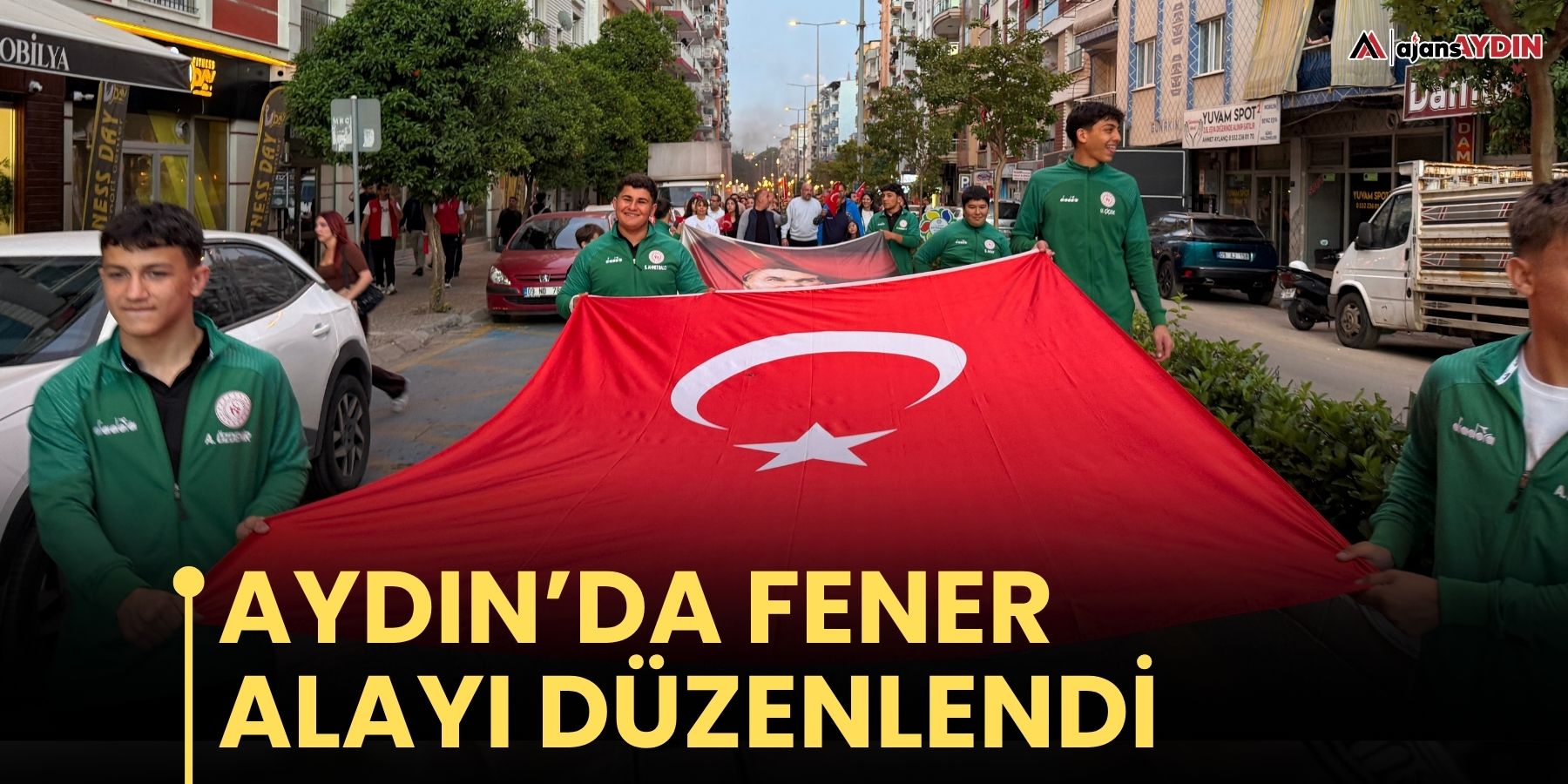 Aydın’da fener alayı düzenlendi
