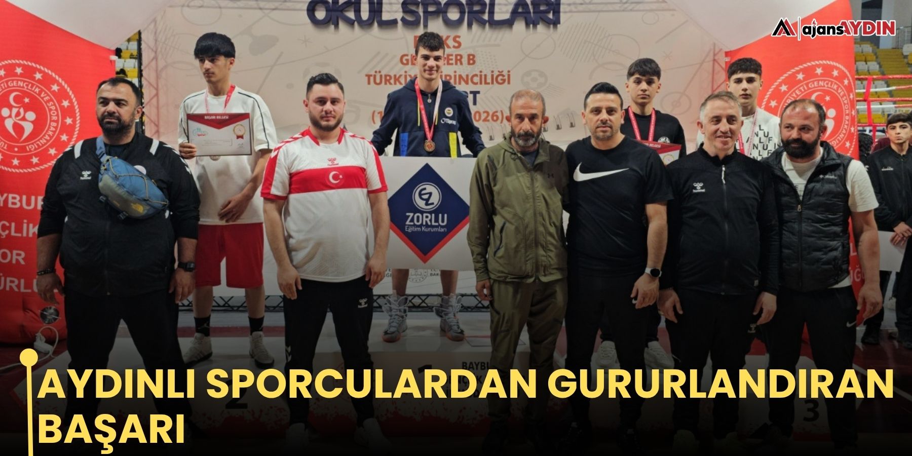 Aydınlı sporculardan gururlandıran başarı