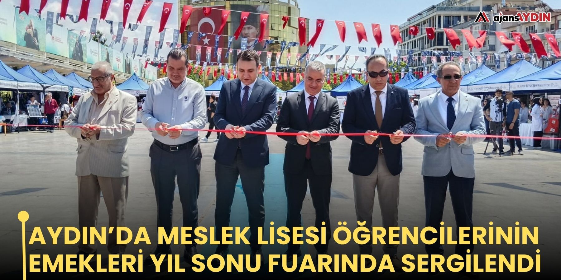 Aydın’da meslek lisesi öğrencilerinin emekleri yıl sonu fuarında sergilendi