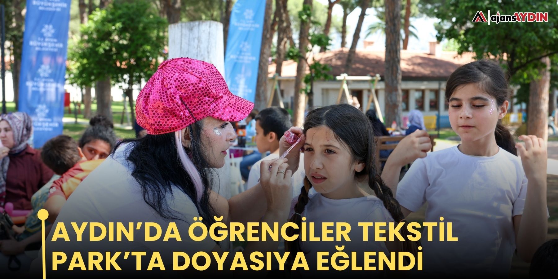 Aydın’da öğrenciler Tekstil Park’ta doyasıya eğlendi