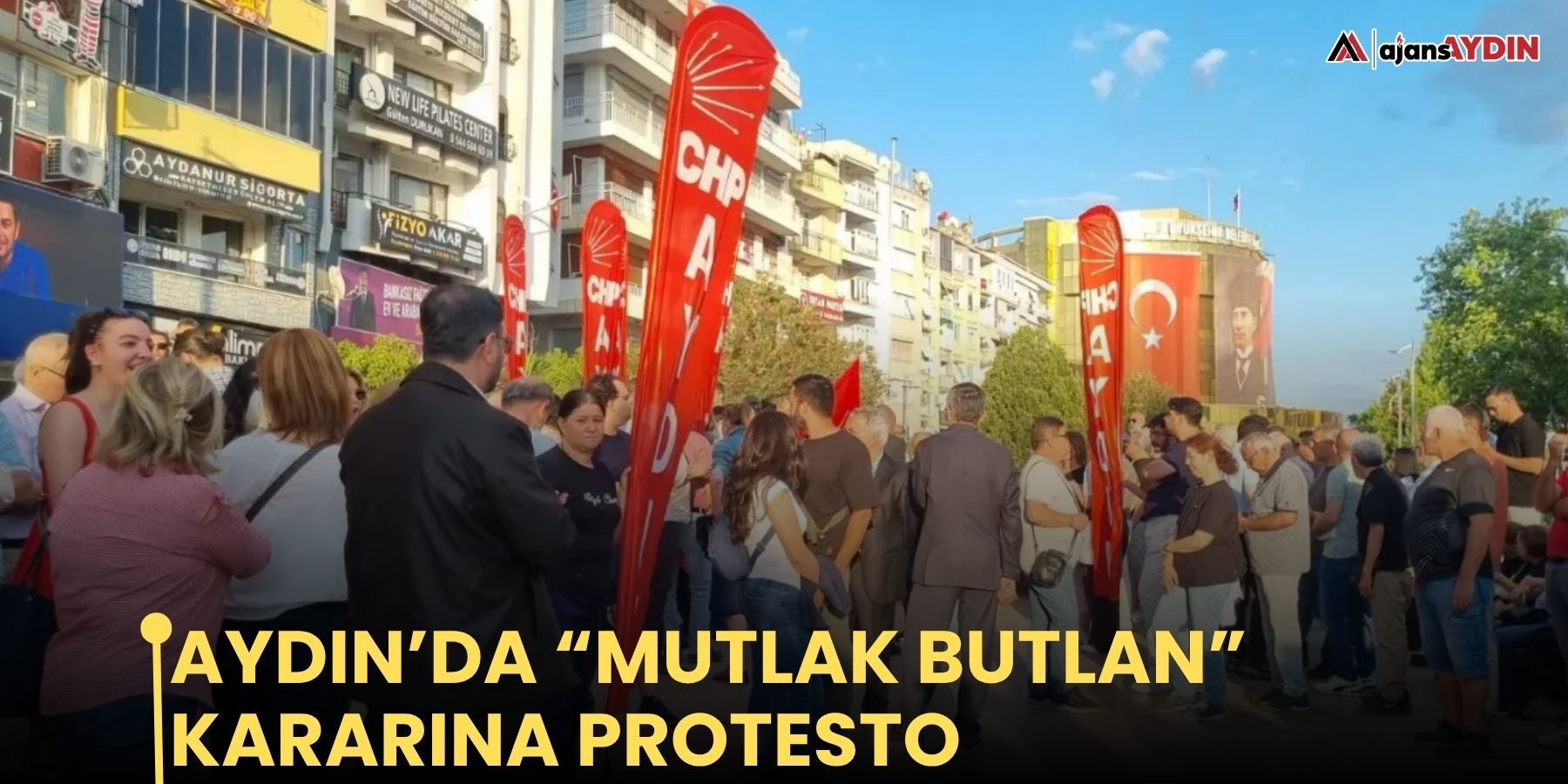 Aydın’da “mutlak butlan” kararına protesto