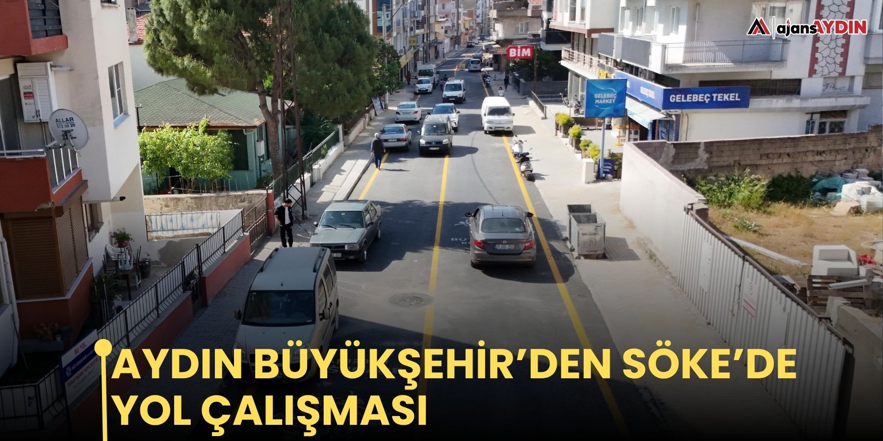 Aydın Büyükşehir’den Söke’de yol çalışması