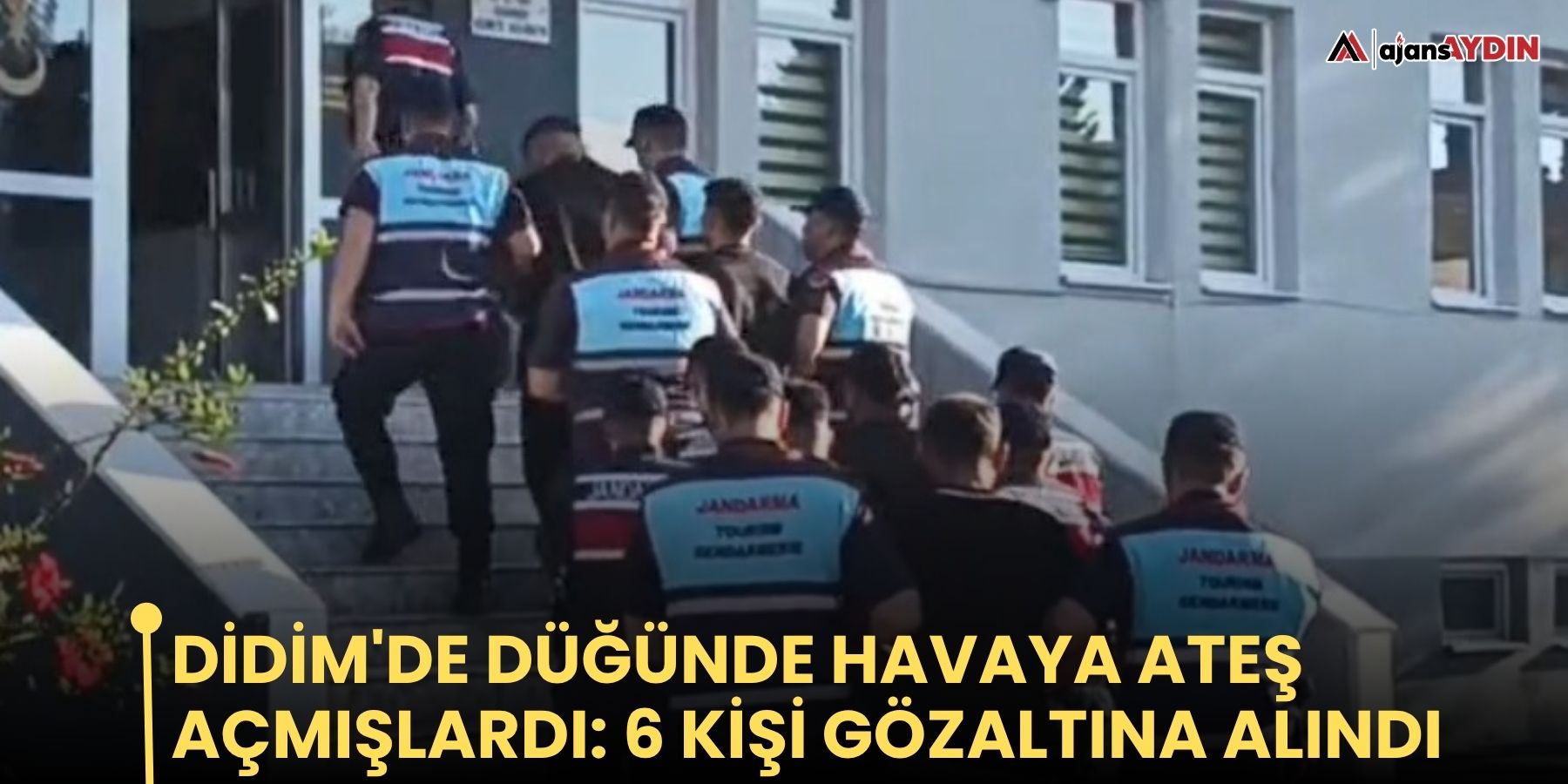 Didim'de düğünde havaya ateş açmışlardı: 6 kişi gözaltına alındı