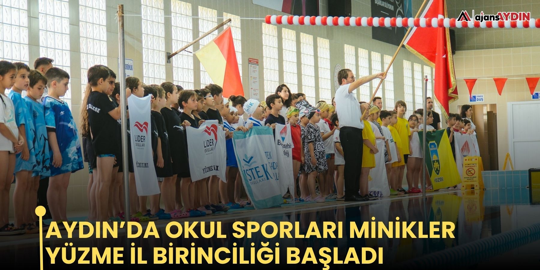 Aydın’da Okul Sporları Minikler Yüzme İl Birinciliği başladı
