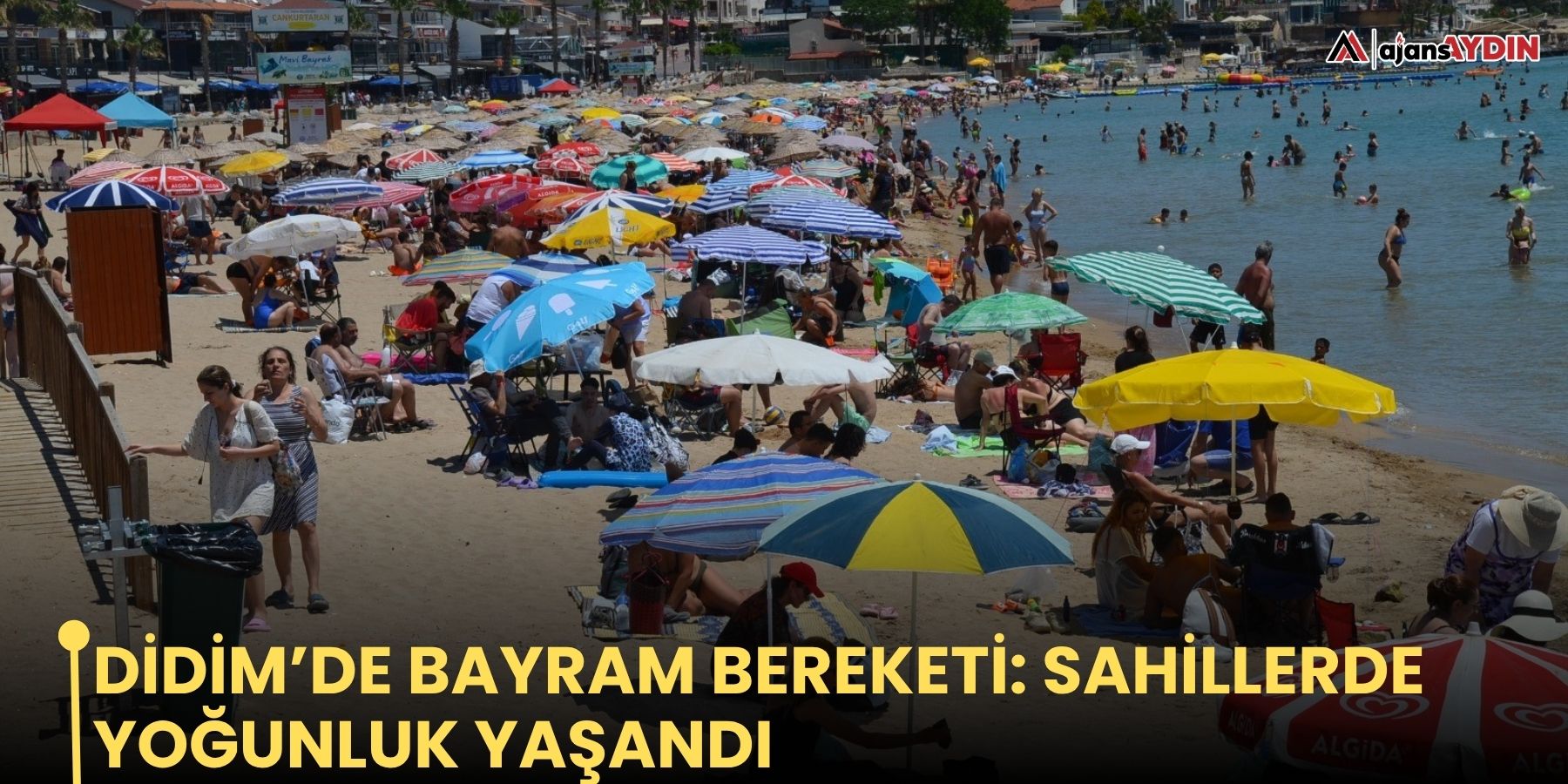Didim’de bayram bereketi: Sahillerde yoğunluk yaşandı