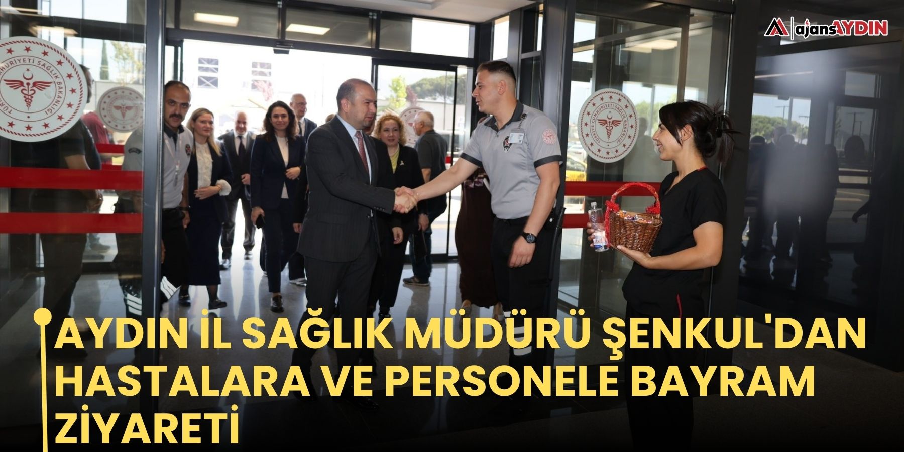 Aydın İl Sağlık Müdürü Şenkul'dan hastalara ve personele bayram ziyareti