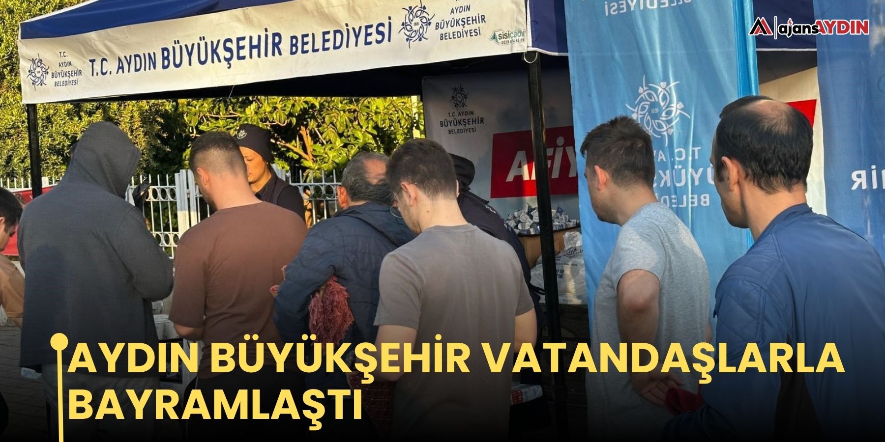 Aydın Büyükşehir vatandaşlarla bayramlaştı