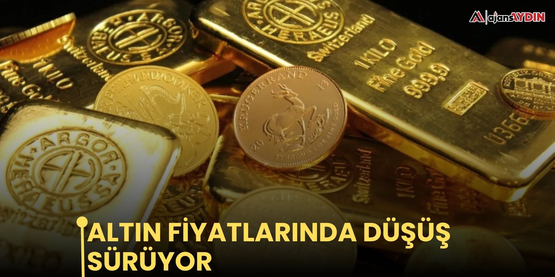 Altın fiyatlarında düşüş sürüyor