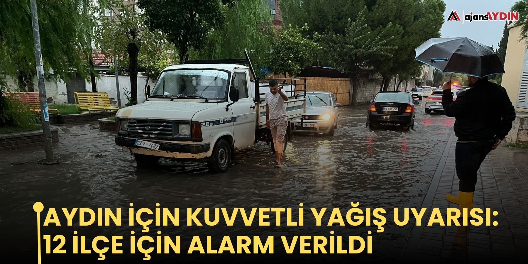 Aydın için kuvvetli yağış uyarısı: 12 ilçe için alarm verildi