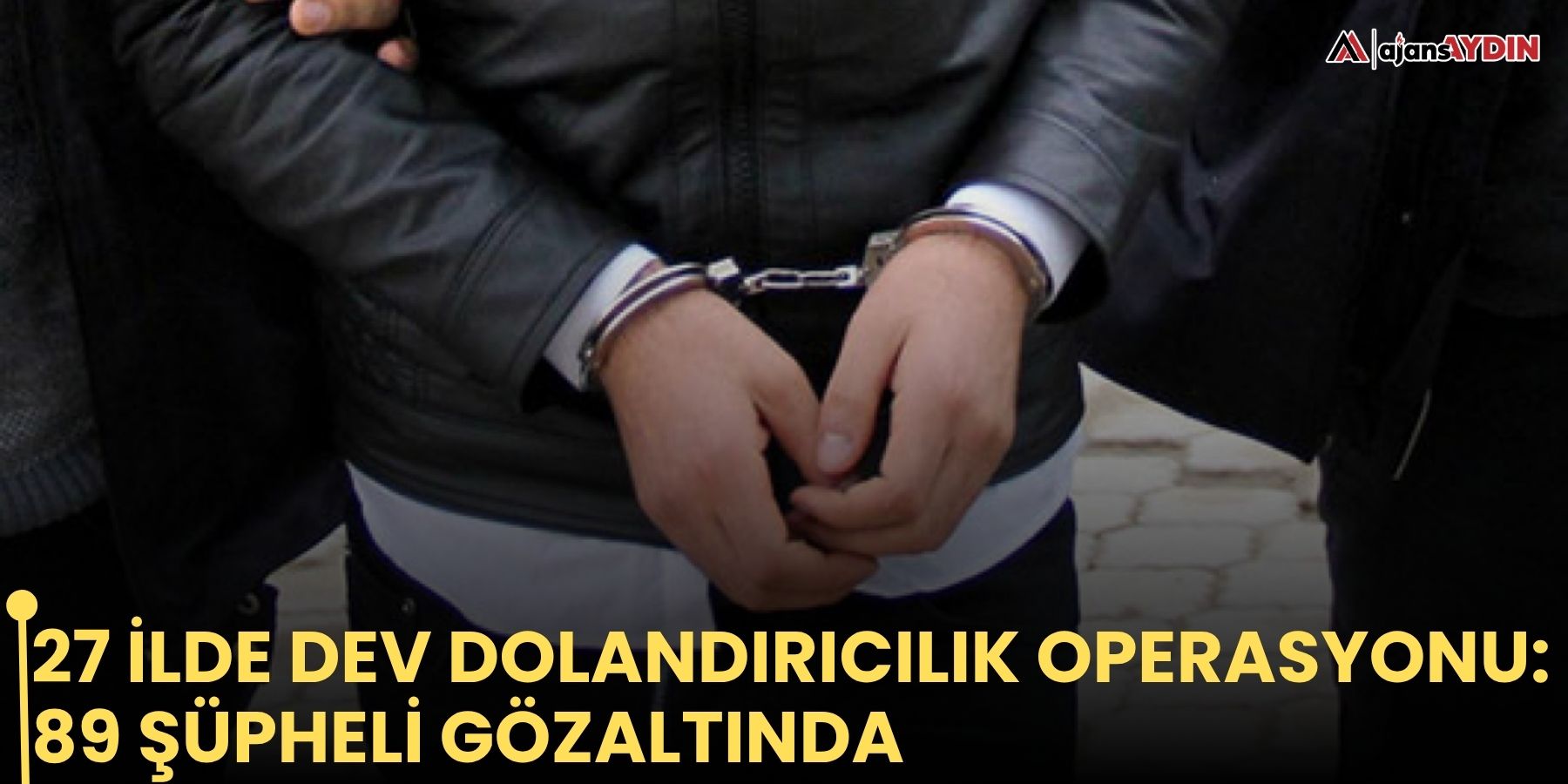 27 ilde dev dolandırıcılık operasyonu: 89 şüpheli gözaltında