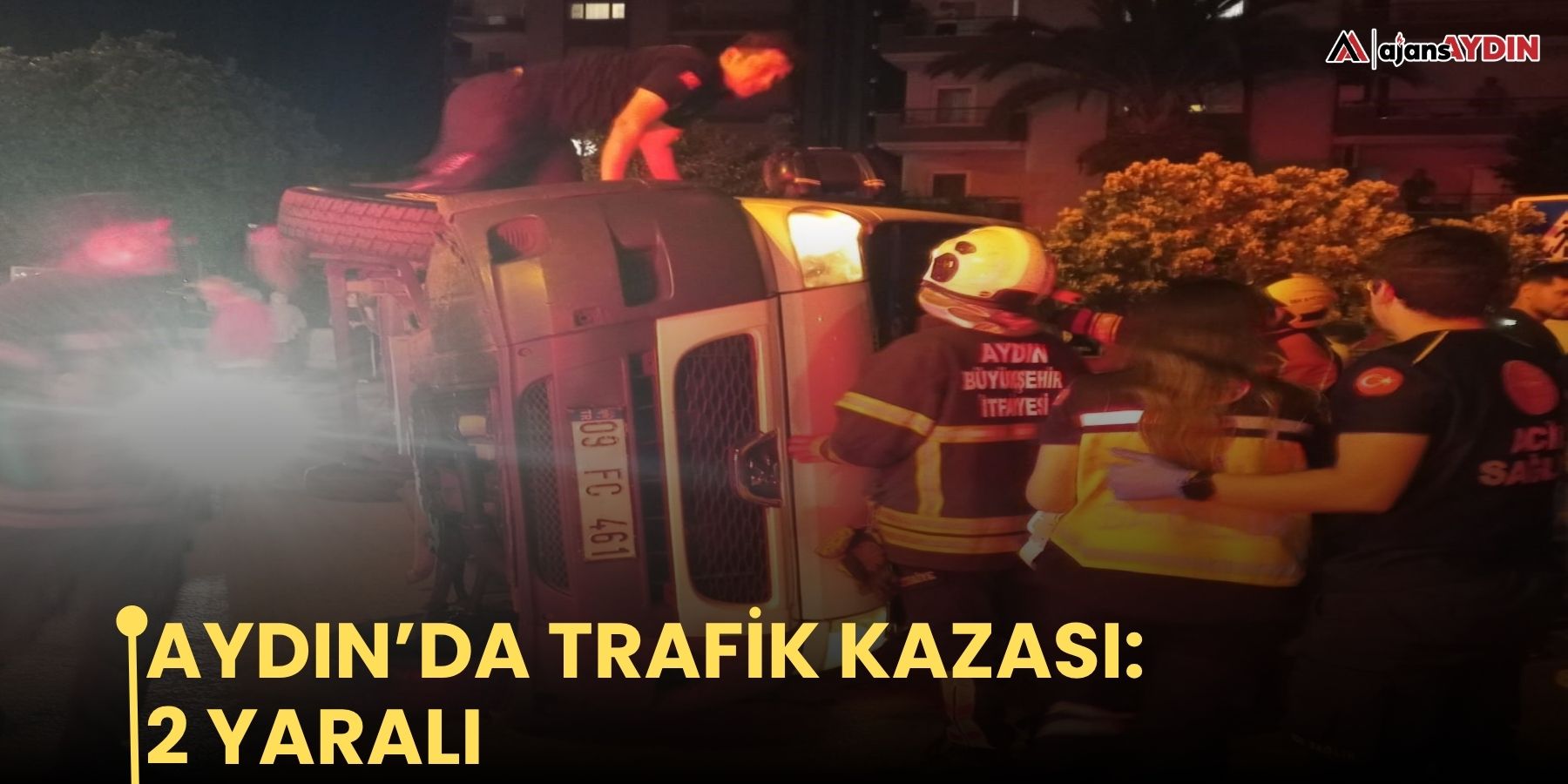 Aydın’da trafik kazası: 2 yaralı
