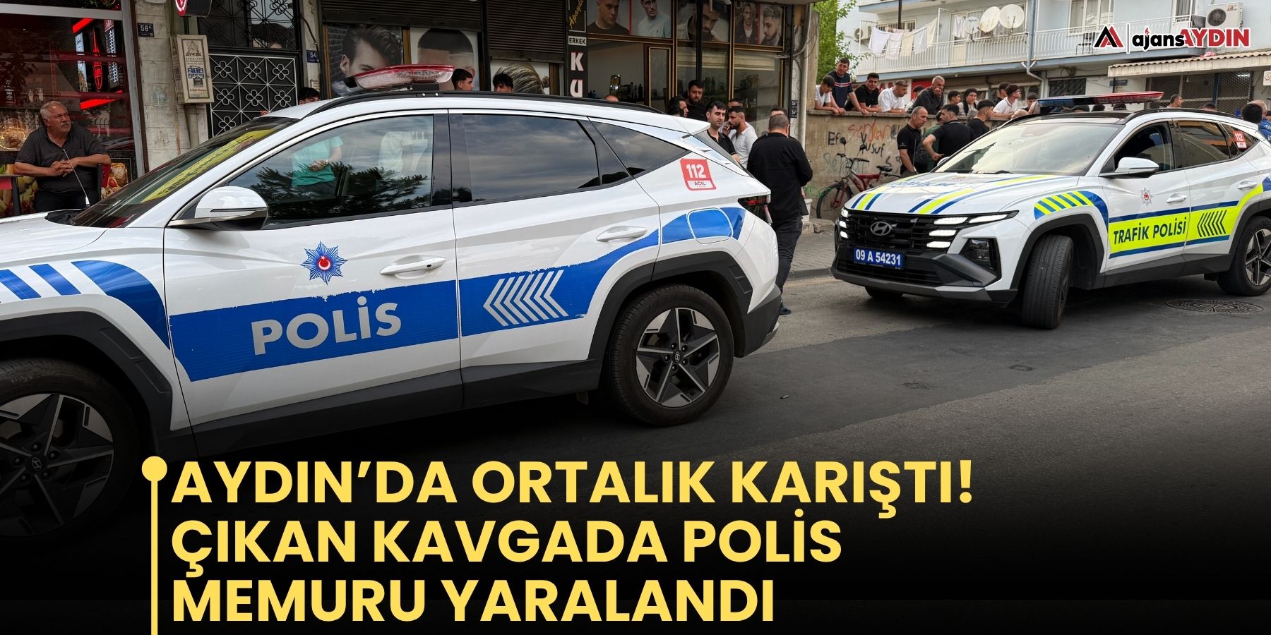 Aydın’da çıkan kavgada polis memuru yaralandı