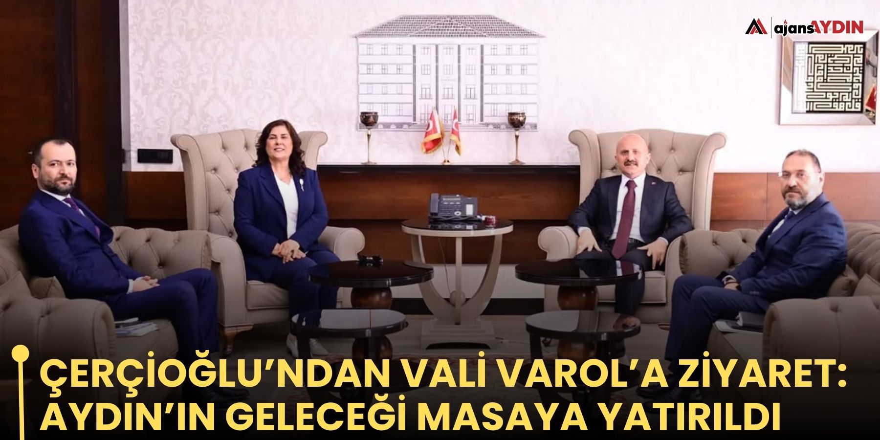 Çerçioğlu’ndan Vali Varol’a ziyaret: Aydın’ın geleceği masaya yatırıldı