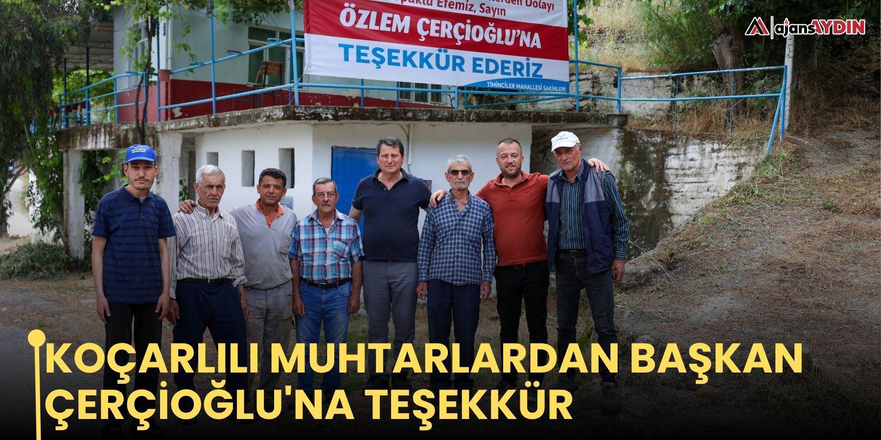 Koçarlılı Muhtarlardan Başkan Çerçioğlu'na teşekkür