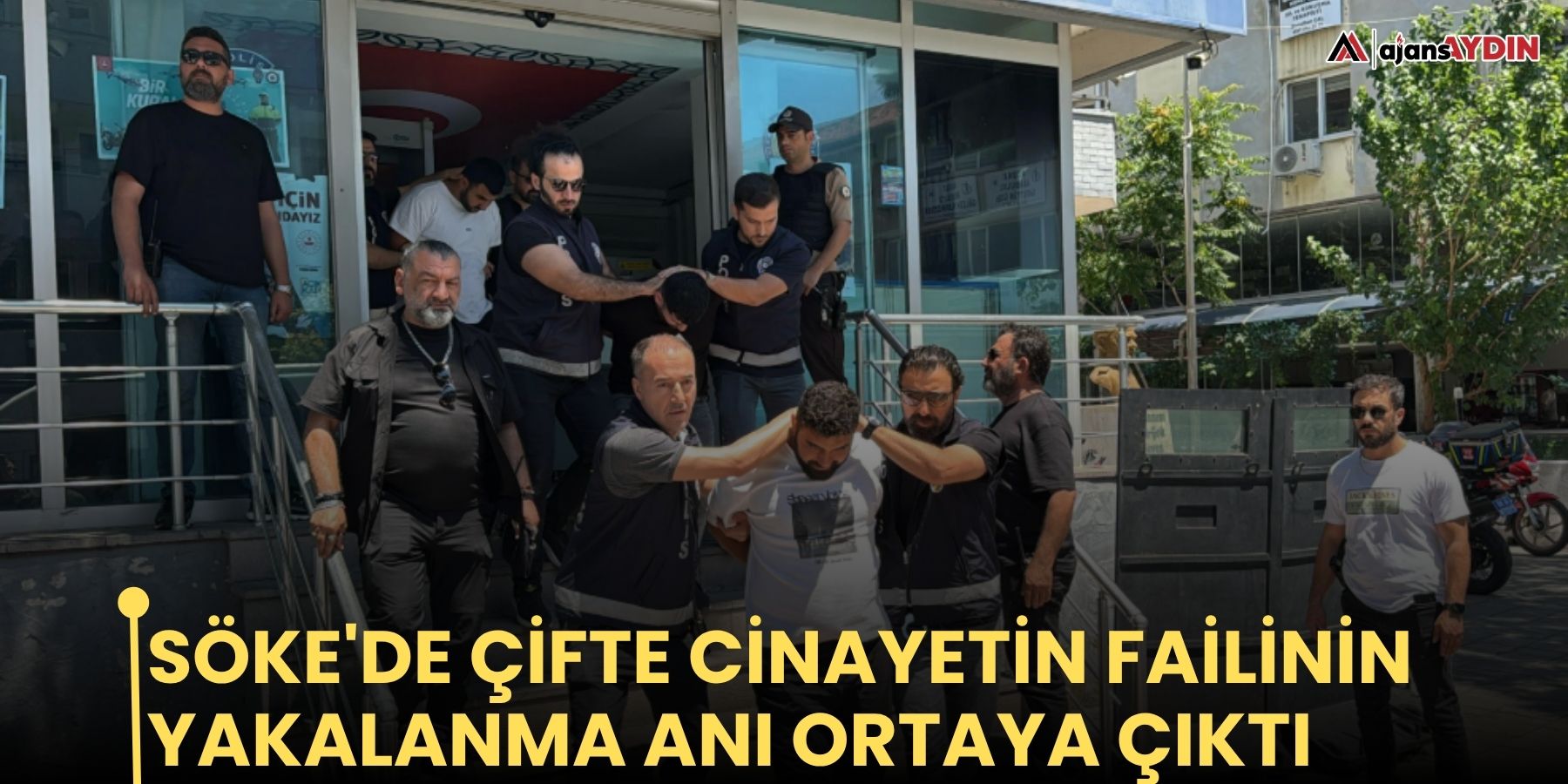 Söke'de çifte cinayetin failinin yakalanma anı ortaya çıktı