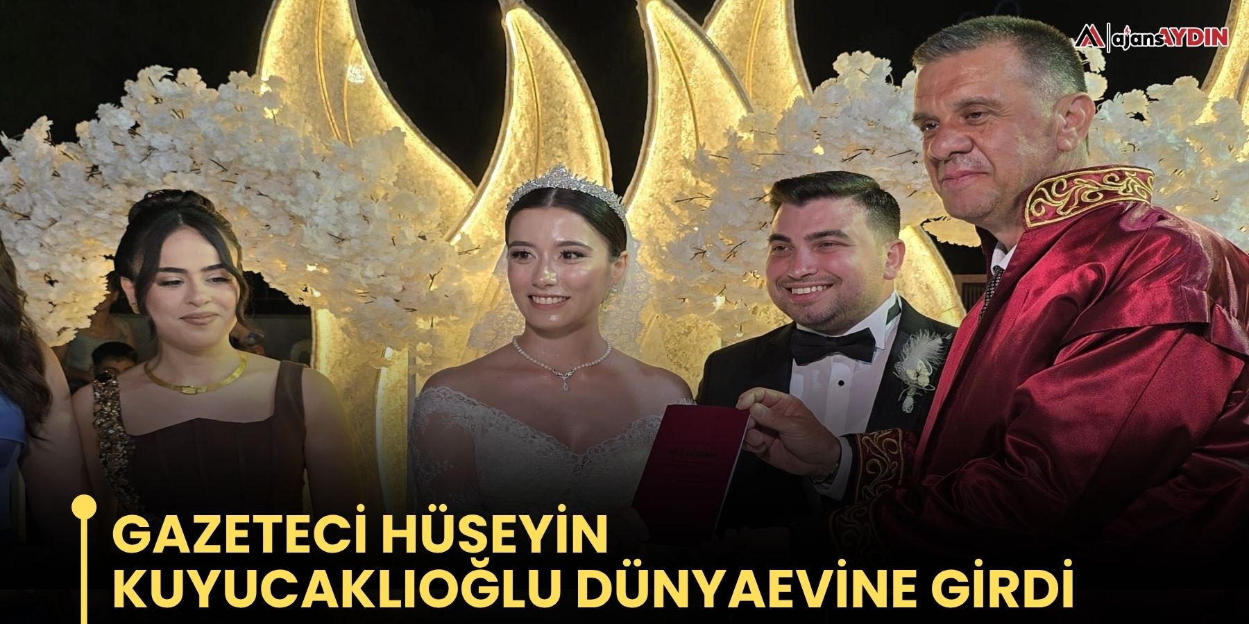 Gazeteci Hüseyin Kuyucaklıoğlu Dünyaevine Girdi