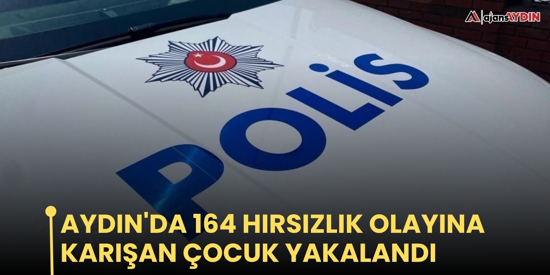 Aydın'da 164 hırsızlık olayına karışan çocuk yakalandı