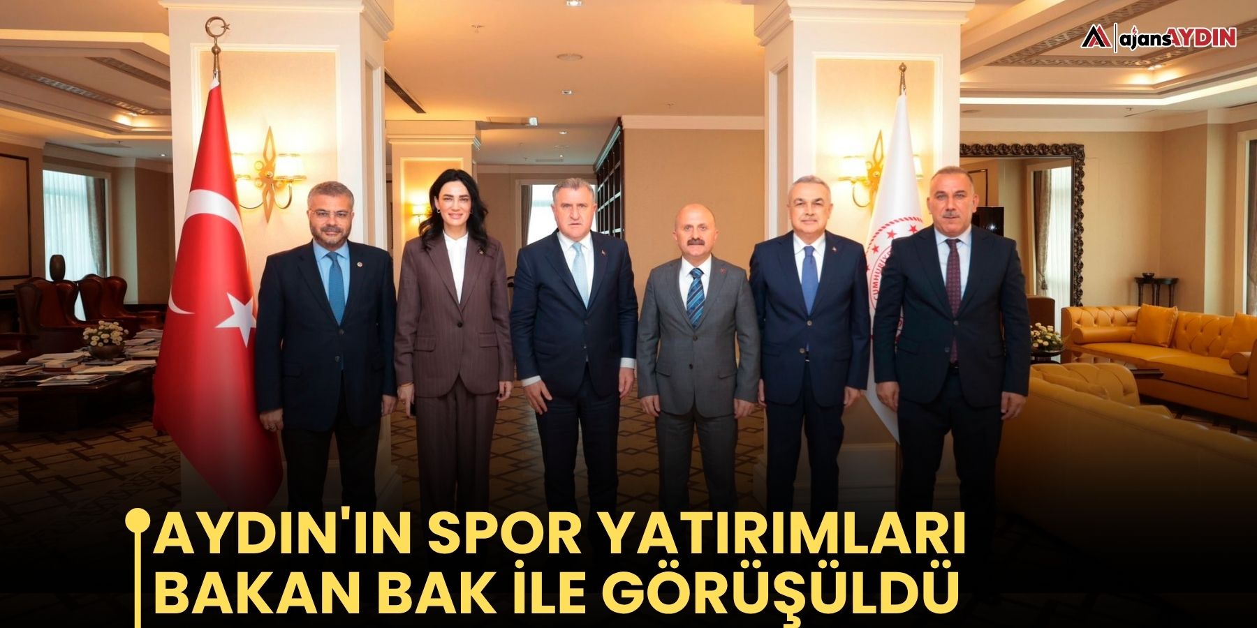 Aydın'ın spor yatırımları Bakan Bak ile görüşüldü