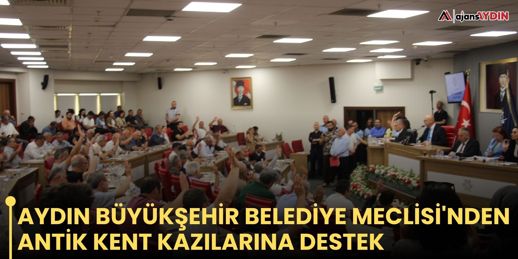 Aydın Büyükşehir Belediye Meclisi'nden Antik kent kazılarına destek