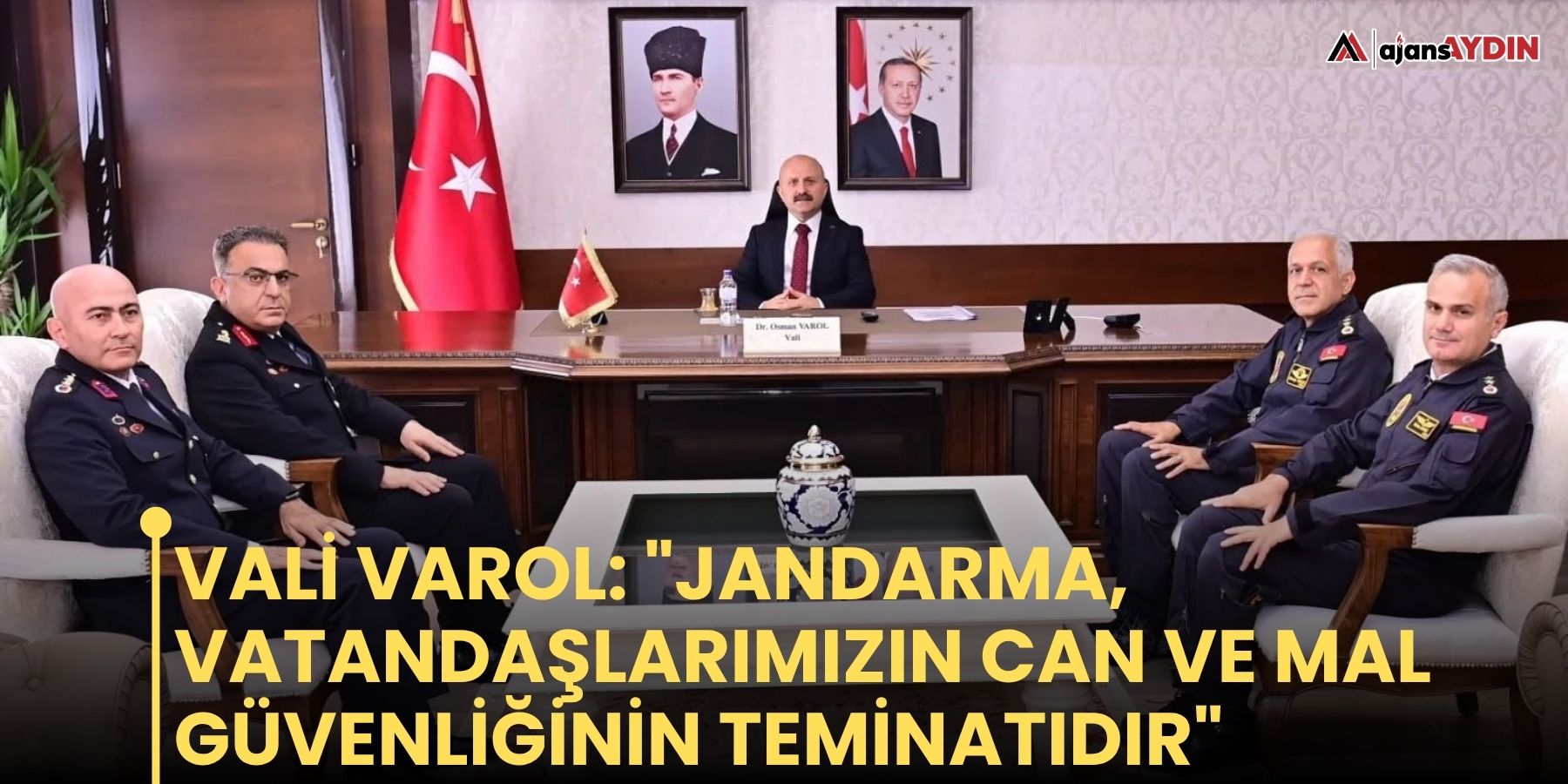 Vali Varol: "Jandarma, vatandaşlarımızın can ve mal güvenliğinin teminatıdır"
