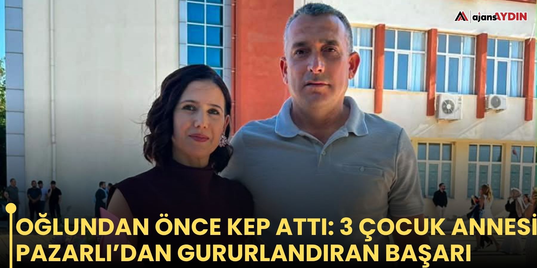 Oğlundan Önce Kep Attı:   3 Çocuk Annesi Pazarlı’dan Gururlandıran Başarı