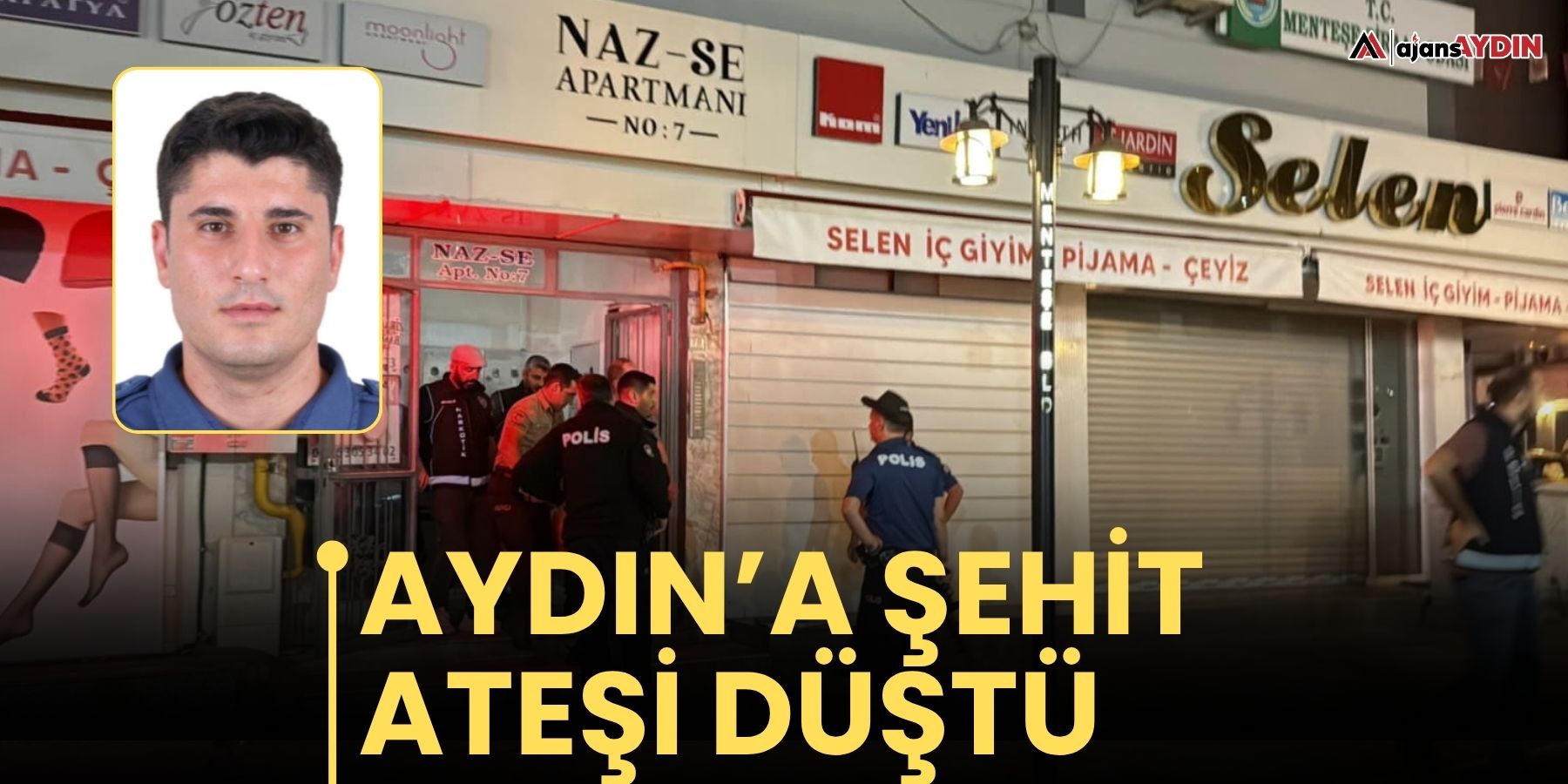 Aydın’a şehit ateşi düştü