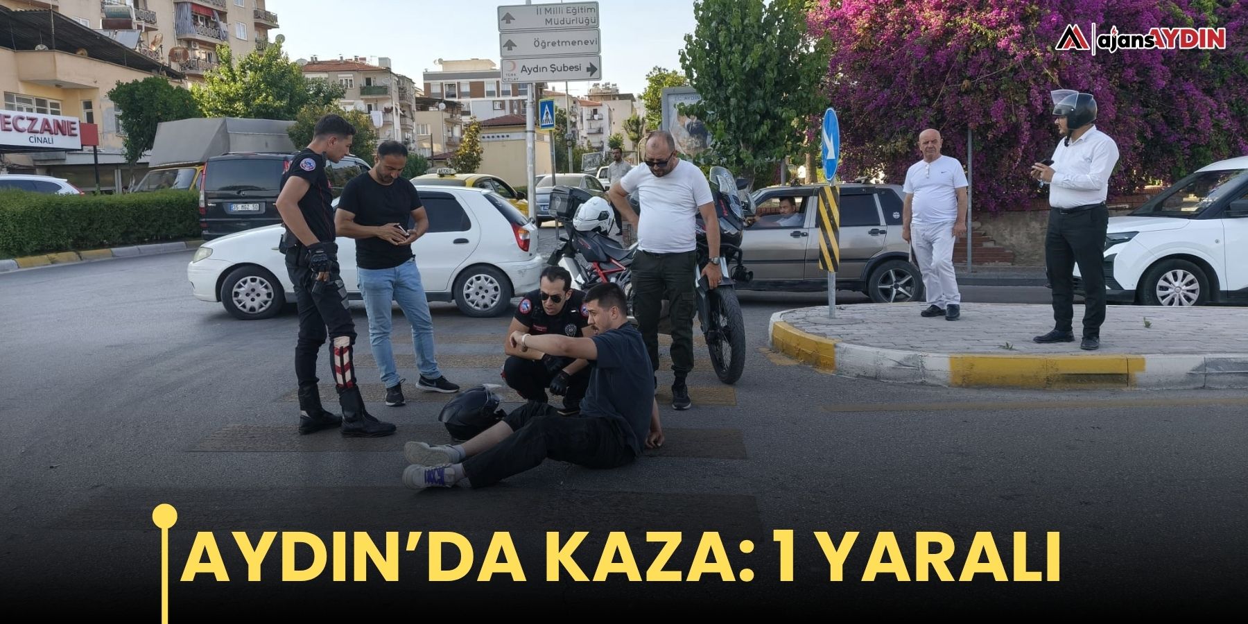 Aydın’da kaza: 1 yaralı