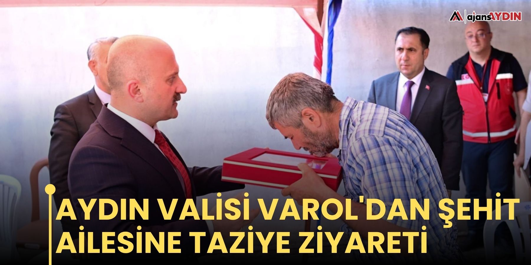 Aydın Valisi Varol'dan şehit ailesine taziye ziyareti