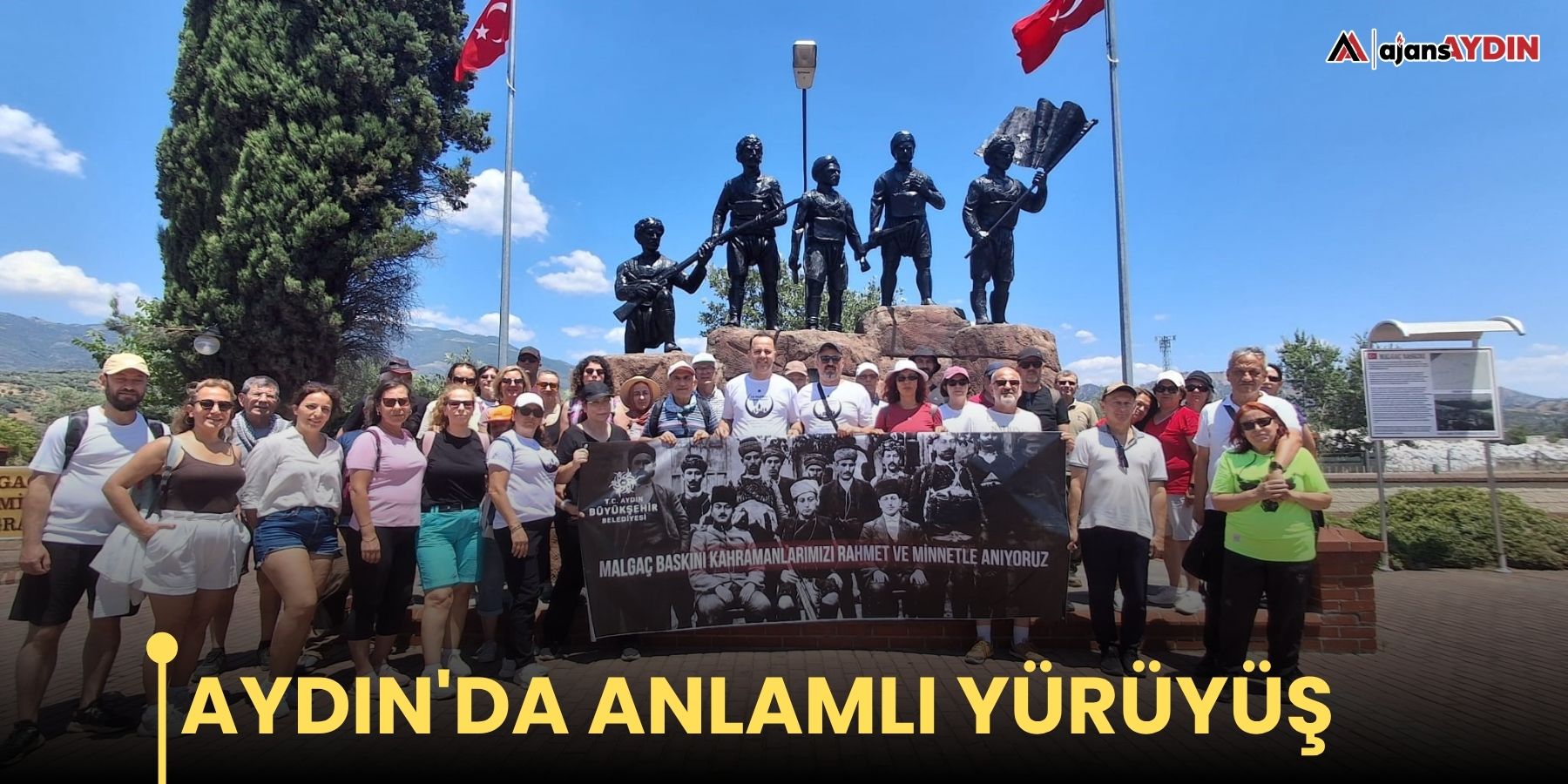 Aydın'da anlamlı yürüyüş