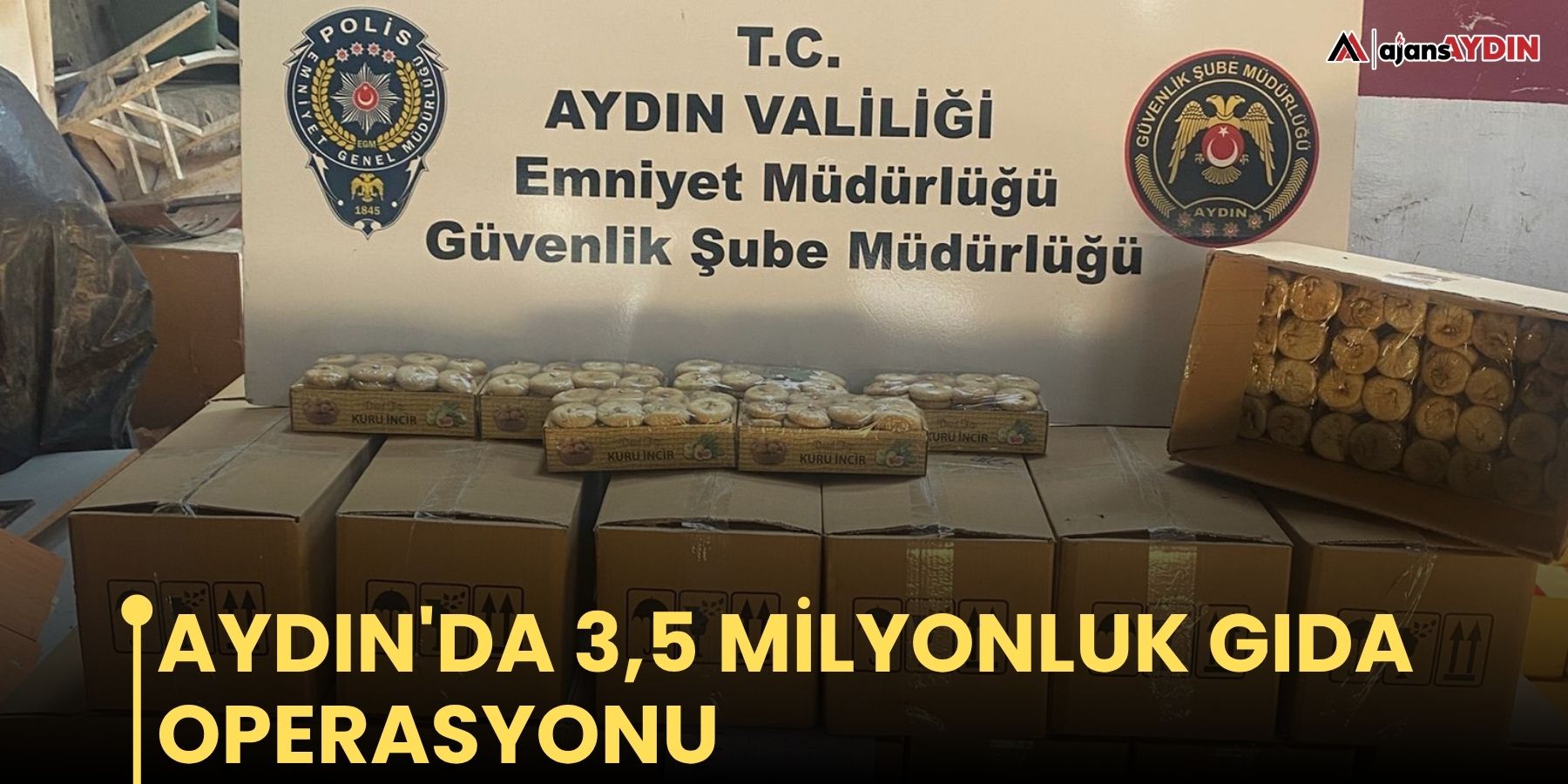 Aydın'da 3,5 milyonluk gıda operasyonu